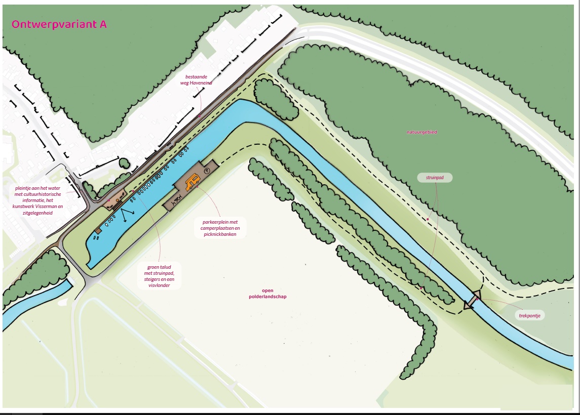 Ontwerpvariant A haven Havenhoofd